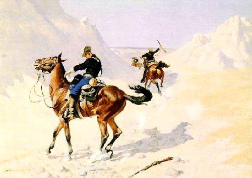 Frederick Remington The Advance Guard oil painting picture